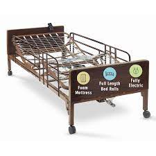 Number of private inpatient hospital beds unit: Amazon Com Full Electric Hospital Bed With Premium Foam Mattress And Full Rails For Home Care Use And Medical Facilities Fully Adjustable Easy Transport Casters Remote 80 X 36