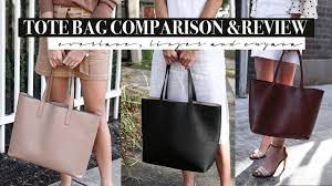 A good work bag is practical to organize your belongings while still looking stylish. Best Tote Bag For Work Linjer Everlane And Cuyana Tote Bag Review Comparison Mademoiselle Youtube