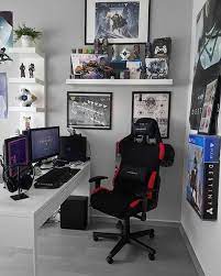 50 Minimalist Workspace Ideas That Make Your Room Look Cool Homemydesign Game Room Design Gamer Room Diy Video Game Room Design