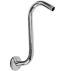 Maybe you would like to learn more about one of these? High Rise Shower Arm With Flange S Shaped Shower Head Extension Arm 10 Inch Chrome Shower Arm Extension Amazon In Home Improvement
