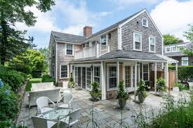 The frosted glass windows give the door a practical accent. 75 Beautiful Coastal Exterior Home Pictures Ideas July 2021 Houzz