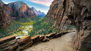 While we have visited most of the national parks in the united states, canada is in no short supply of natural beauty. Hd Wallpaper Angels Landing Rock Formation In Utah United States Zion National Park Nature Mountain Sky Landscape Hd Wallpaper 1920 1080 Wallpaper Flare