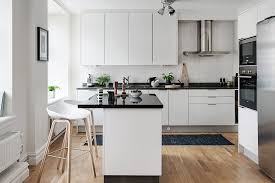 Shop rta kitchen cabinets today. Black And White Themed Scandinavian Apartment With Modern Dream Kitchen Idesignarch Interior Design Architecture Interior Decorating Emagazine