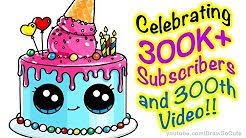 Birthday Easy Cute Drawings For Mom Draw So Cute Mom Youtube Cute Birthday Cakes Cake Drawing Cartoon Birthday Cake