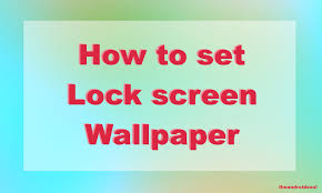 It was so much easier on the note 2 sent from my can i change only the lockscreen, without changing the wallpaper? How To Change The Lock Screen Wallpaper On Your Android Device