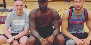 Seems pretty into it to us!! Lebron James And Ben Simmons A History Of Their Friendship Sbnation Com