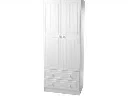 Can be made to measure and finished according to your this tall wardrobe is a real bedroom essential. Warwick 2 Door 2 Drawer Tall White Wardrobe