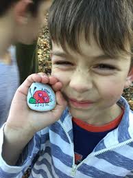 3 rocks found at batehaven park, and rehidden. 2 very happy boys. :)