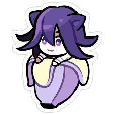 Bananya Kokichi Ouma Sticker By Makkiroll Danganronpa Danganronpa Characters Nagito Komaeda