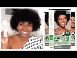 How I Dye My Natural Hair At Home Diy At Home Hair Colour Ft Clairol Natural Instincts Youtube