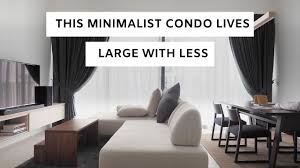 You can perhaps add two to three extra chairs to. This Minimalist Condo Lives Large With Less Singapore Minimalist Interior Designs Youtube
