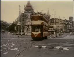 old footage of Mumbai's tram system in ...