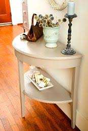 How To Build A Demilune Table This Accent Piece Will Add Style And Elegance To Your Home Diy Home Furniture Demilune Table Half Table