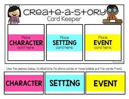 A story setting is the location in which a story takes place. Writing Center Create A Story Build A Story Character Setting Event