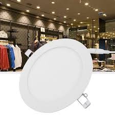 Natural White 6w Round Led Ceiling Light Recessed Ceiling Panel Down Light Bulb Ceiling Down Lamp 85 265v Be Led Panel Light Led Panel Dimmable Ceiling Lights