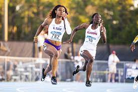 Mad respect for richardson, she's going for gold… but i can't unsee this 🤣🤣🤣. Sha Carri Richardson Lsu Alabama Lsu Track And Field Sprinter