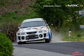 Juni måned er lig med nationale mesterskaber. Rudolf Leitner Michael Kiesenhofer Mitsubishi Carisma Gt Evo V Perger Muhlstein Rallye 2019