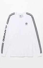 Black And White Adidas Shirts Graphic Long Sleeve T Shirt Adidas Shirt Mens Adidas Shirts