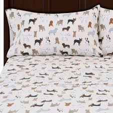 Flannel Sheet Set Dog And Puppy Show New Twin Full Queen King Ivory Mainstays Sheet Sets Queen Queen Sheets Flannel Bed Sheets