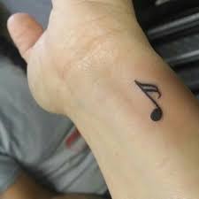 60$.took about 20 minutes to do. 16th Note Music Note Tattoo Small Wrist Tattoo Tiny Tattoo Small Wrist Tattoos Music Tattoo Designs Note Tattoo