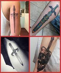 Maybe you would like to learn more about one of these? Sword Tattoo Sword Art Online Tattoo Designs Tattos Types