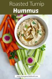 Roasted Turnip Hummus Recipe Roasted Turnips Turnip Recipes Turnip