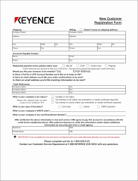 New Customer Form Template Free Elegant New Customer Registration Form Samples Sample Nursery In 2020 Templates Registration Form Price List Template