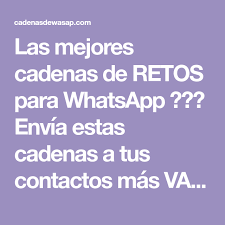 Pin de alejis en tips | retos para facebook, preguntas. Las Mejores Cadenas De Retos Para Whatsapp Envia Estas Cadenas A Tus Contactos Mas Valientes Te Sorprenderan Las Respuest Lockscreen Lockscreen Screenshot