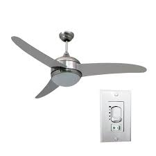 52 Irby 3 Blade Ceiling Fan In 2020 Ceiling Fan Brushed Nickel Ceiling Fan Silver Ceiling Fan