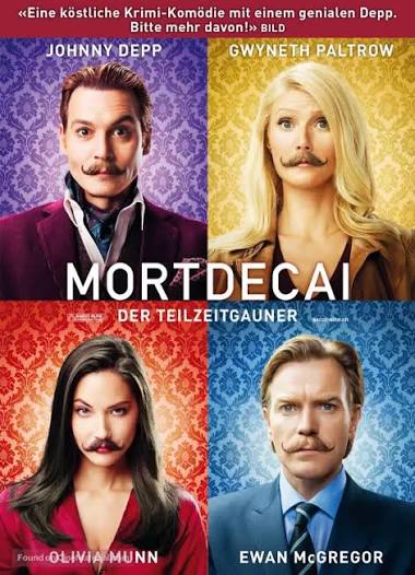 Mortdecai (2015) Swiss dvd movie cover