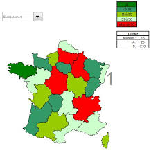 À présent, il est temps de créer un graphique de carte, de sélectionner n'importe quelle cellule dans la plage de données, puis d'accéder à l'onglet insertion > graphiques > cartes > carte remplie. Excel Creer Une Carte Interactive Sous Excel Et Si La Nouvelle Carte De France Des Regions Ressemblait A Ca Maitrise Excel
