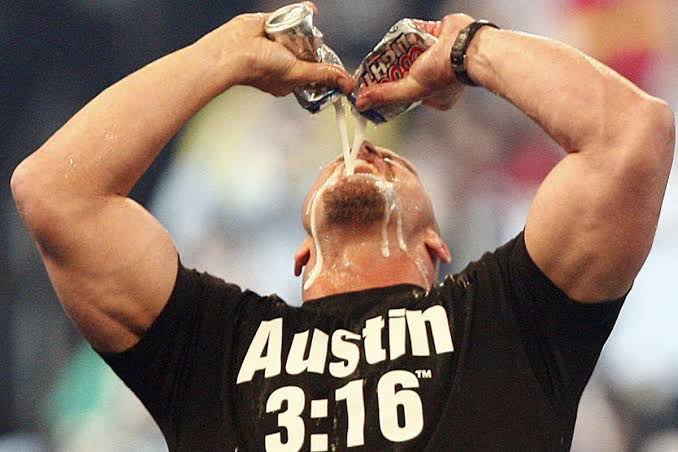 Stone Cold Steve Austin drinks real beers in the ring, sometimes gets drunk  off them, once sunk 115 | The Independent | The Independent