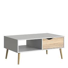 Milan 3 door 3 drawer sideboard. Ebru Matt White Oak Effect Painted 1 Drawer Coffee Table H 433mm W 987mm D 602mm Diy At B Q