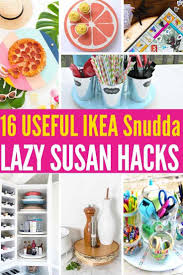 16 Useful Ikea Snudda Lazy Susan Hacks Diy Decor Projects Cool Diy Projects Diy Craft Tutorials