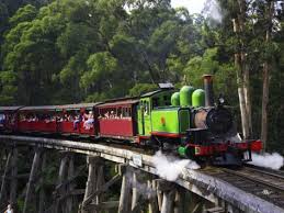 Puffing Billy Steam Train Dandenong Ranges Near Melbourne Victoria Australia Photographic Print David Wall Art Com In 2021 Melbourne Train Steam Trains