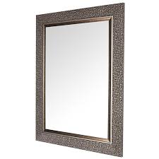 Get 5% in rewards with club o! Mirrorize Canada Mosaic Frame Wall Mirror 27 X35 Large Long Silver Brown Accent Decorative Rectangle Hanging Modern Mirrors For Vanity Bathroom Entryway Bedroom Walmart Canada
