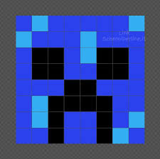 Creeper Caricato Schema Da Fare Con Le Hama Beads 8x8 Schemiperline It Perline Da Stirare Iron Beads Decorazione Da Stirare Creeper Minecraft