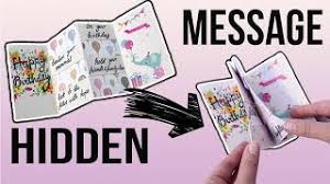 Secret message card tutorial, diy greeting card for valentines day, love cards, diy card hi everyone! Hidden Message Card Easy Diy Youtube