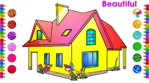 Beautiful House Drawing How To Draw A House For Kids Youtube How to draw a christmas house with decorations christmas drawing and coloring pages for kids. beautiful house drawing how to draw a house for kids