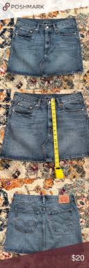 Levis Mini Jean Skirt Super Cute Denim Skirt Excellent