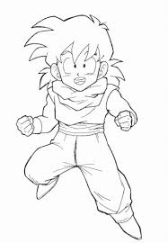 Print a variety of coloring pages drawings you can paint. Dragon Ball Z Gohan Coloring Page 3 Cyril Jose Flickr