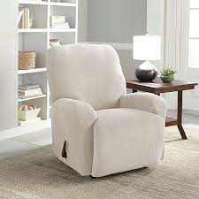 Perfect Fit Neverwet Luxury 2 Piece Recliner Slipcover In Putty Slipcovers For Chairs Recliner Chair Covers Best Recliner Chair