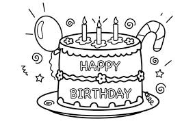 Happy birthday coloring page is an important part of big archive of coloring pages.try to use different colors, make picture happy birthday original! Happy Birthday Coloring Pages Free Printables Happy Birthday Coloring Pages Birthday Coloring Pages Birthday Coloring Pages Free Printable