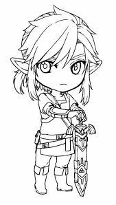 epingle par hellister caog sur loz coloriage zelda manga hein