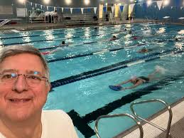 Omaha Masters Swimming post-blizzard swim