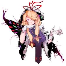 1girl o blonde hair breasts dress eyes gap gloves hair over one eye hair ribbon hat hat ribbon highres lar cute anime character character art character design