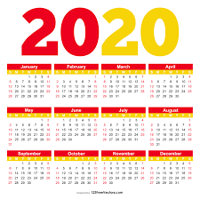 Free printable february 2019 note calendar template, pdf, word, excel. 210 2020 Calendar Vectors Download Free Vector Art Graphics 123freevectors