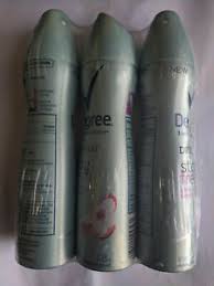 3 Pack Degree Women Dry Spray Antiperspirant White Flowers Lyche 3 8 Oz Ebay