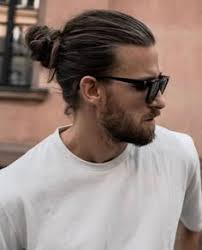 8 Man bun curly hair ideas