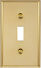 Enerlites Toggle Light Switch Metal Wall Plate Stainless Steel Switch Cover Corrosion Resistant Size 1 Gan In 2020 Light Switch Covers Brass Lighting Plates On Wall